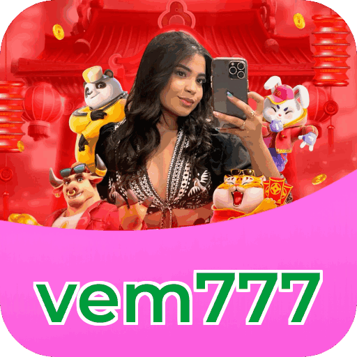 Interface do aplicativo vem777 mostrando jogos disponíveis no iOS e Android